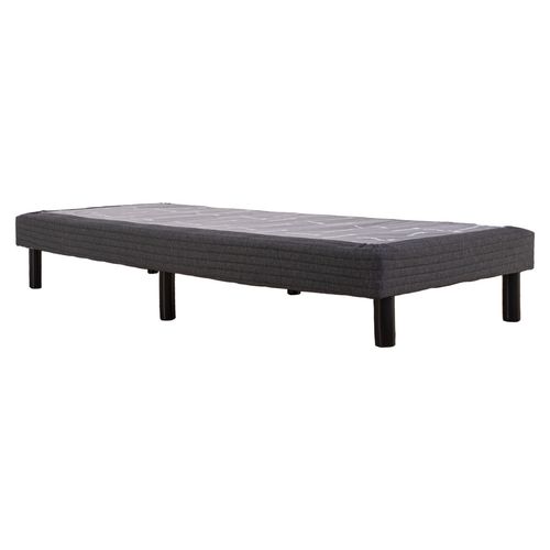 Base Sommier - 1 Plaza (80x190 cm) - Gris Oscuro