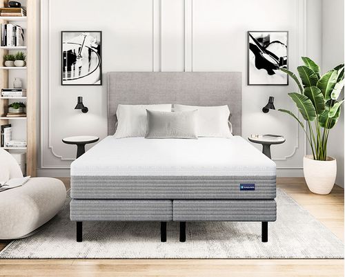Sommier y Colchón Rock Super King (200x200 cm) de Resortes Pocket