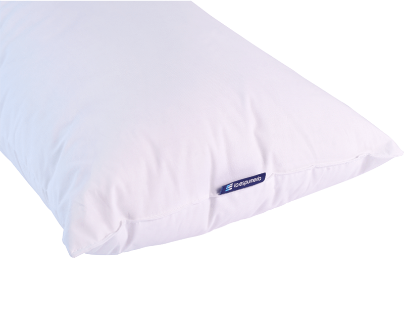 Almohada efecto pluma lateral