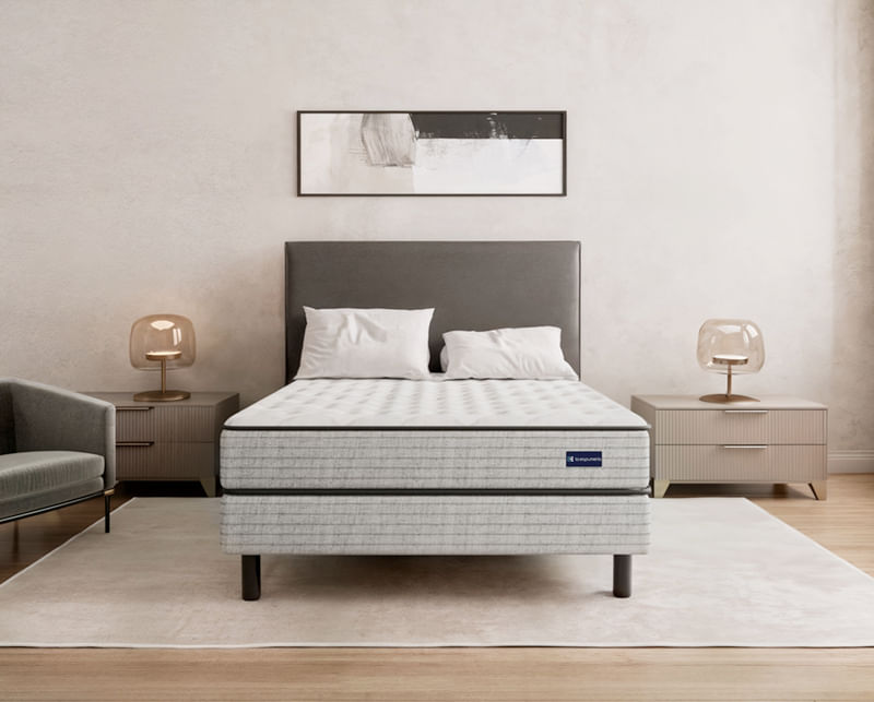 Ambientacion Sommier y Colchon fokk de Resortes 