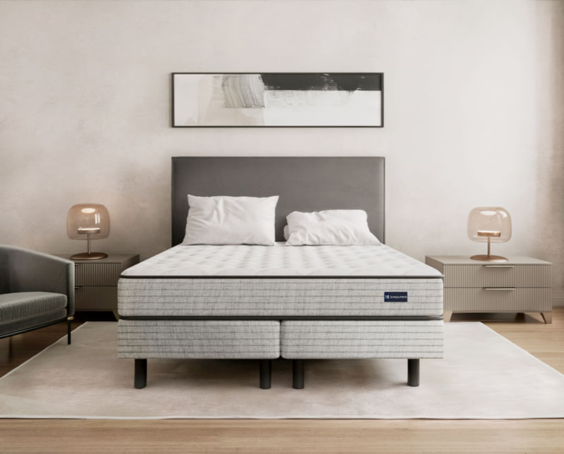 Ambientacion Sommier y Colchon fokk de Resortes 